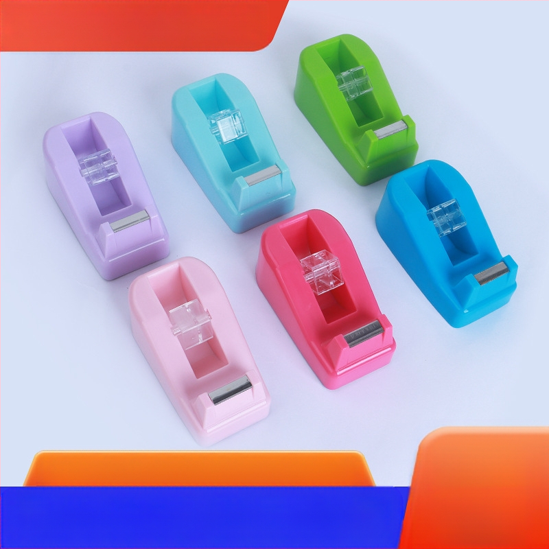 Macaron ragasztószalag tartó kis ragasztótartó kézi fiók kreatív asztali irodai írószerek színes szalaggép szalagvágó