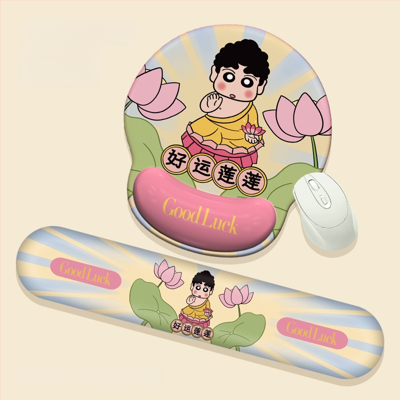 Monet õlimaali hiirematt Sleeping Lotus randmepadi käetugi klaviatuuripadi hiirematt meeste ja naiste randmepadi kontor