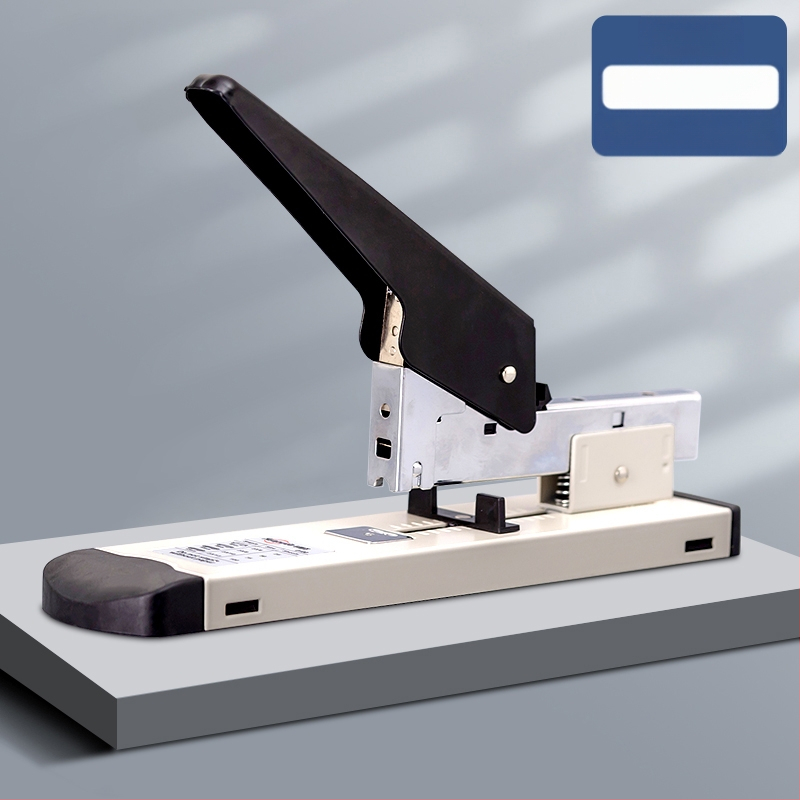 Tööjõudu säästev klammerdaja kontorisse, pika varrega, pluss-suuruses klammerdaja, täismetallist, õpilastele, suurtele ja tugevatele, paksendatud mitmeotstarbelistele klammerdajatele