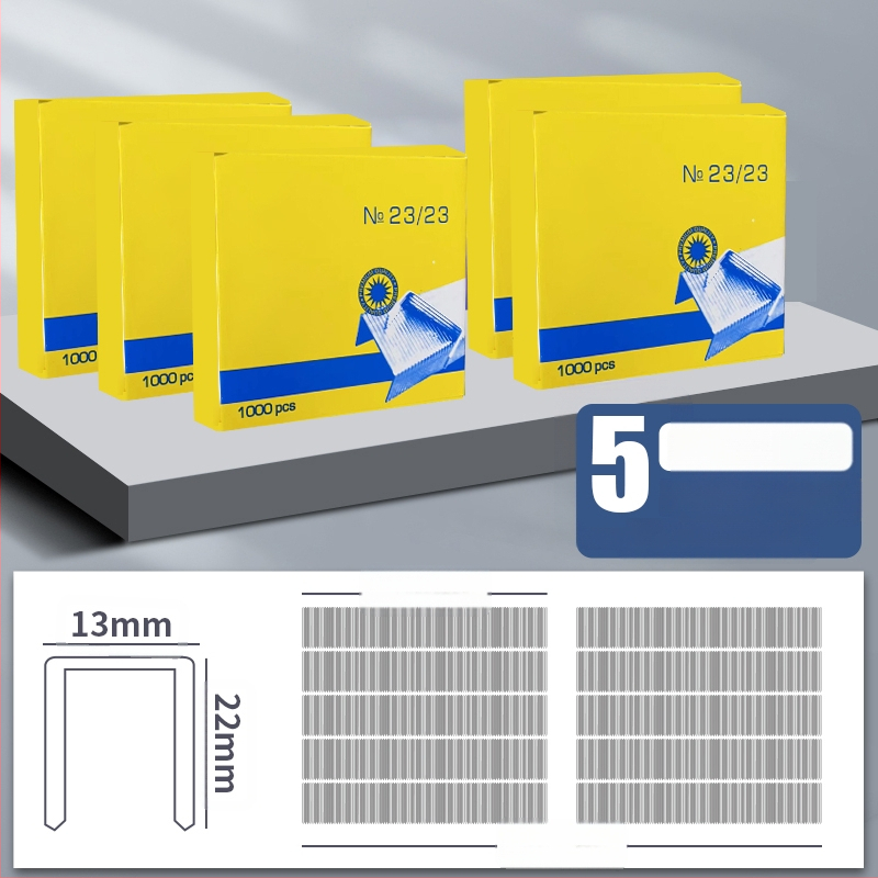 Tööjõudu säästev klammerdaja kontorisse, pika varrega, pluss-suuruses klammerdaja, täismetallist, õpilastele, suurtele ja tugevatele, paksendatud mitmeotstarbelistele klammerdajatele
