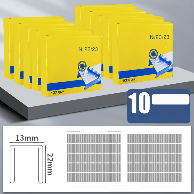 Tööjõudu säästev klammerdaja kontorisse, pika varrega, pluss-suuruses klammerdaja, täismetallist, õpilastele, suurtele ja tugevatele, paksendatud mitmeotstarbelistele klammerdajatele