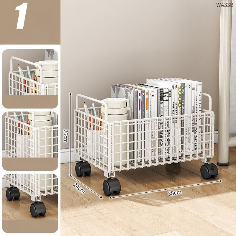 Liigutatav põrandariiul Raamaturiiul Mitmekihiline ratastega hoiuriiul Õpilase klassiruumi raamaturiiul Raudlaua külgmine raamaturiiul