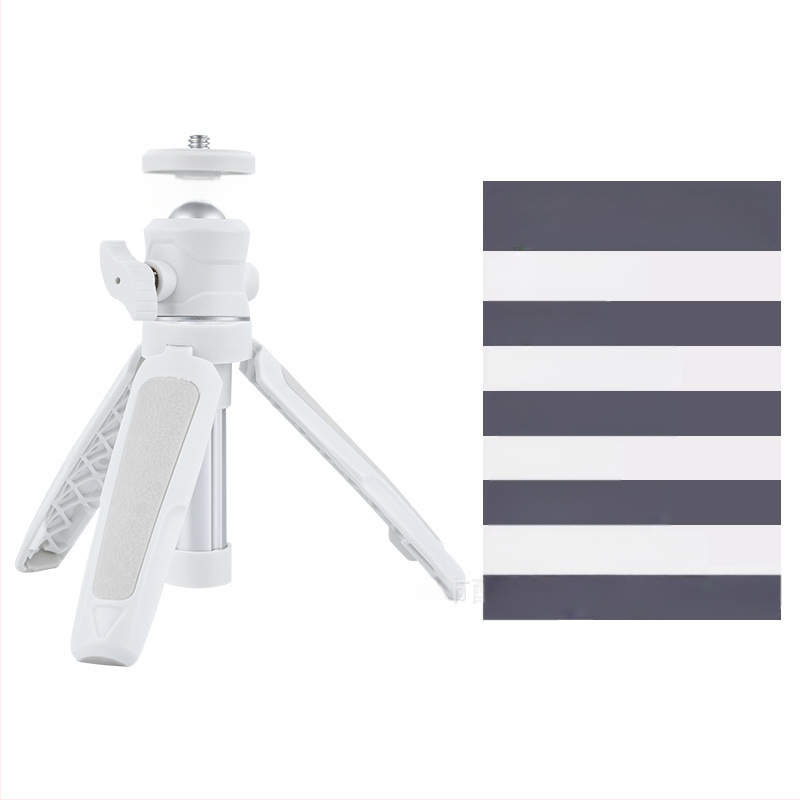 Lauaarvuti pikendusega statiiv kaasaskantav mini mobiiltelefoni kaamera peeglita otseülekande vlogi kronstein kolmeastmeline teleskoop-selfipulk