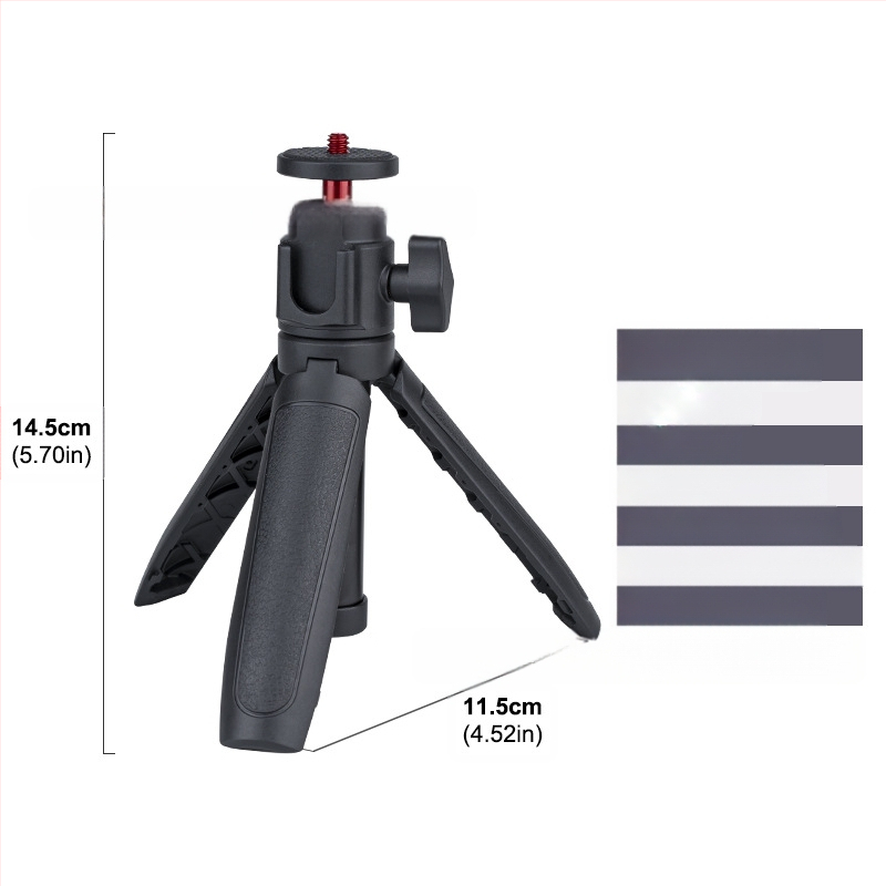 Lauaarvuti pikendusega statiiv kaasaskantav mini mobiiltelefoni kaamera peeglita otseülekande vlogi kronstein kolmeastmeline teleskoop-selfipulk