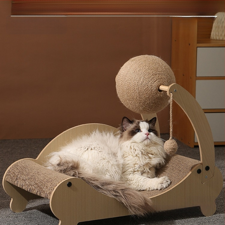 Imperatoriškoji sugulovės kėdė, katėms skirta draskymo lenta, atspari dilimui, didelė draskymo lenta, katės lizdas, lova, integruota atlošiama sofa, katėms skirta draskymo kamuoliukas, populiarus internete