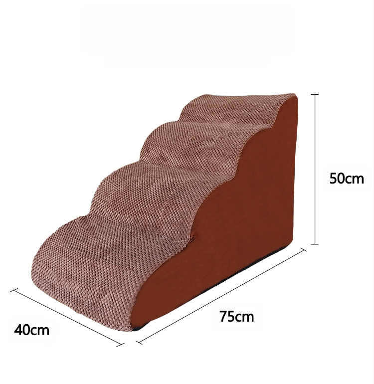 Стълби за домашни любимци, стълба за катерене за домашни любимци, гъбени стъпала, малко куче, плюшено мече, разтегателен диван, наклонени стълби за домашни любимци