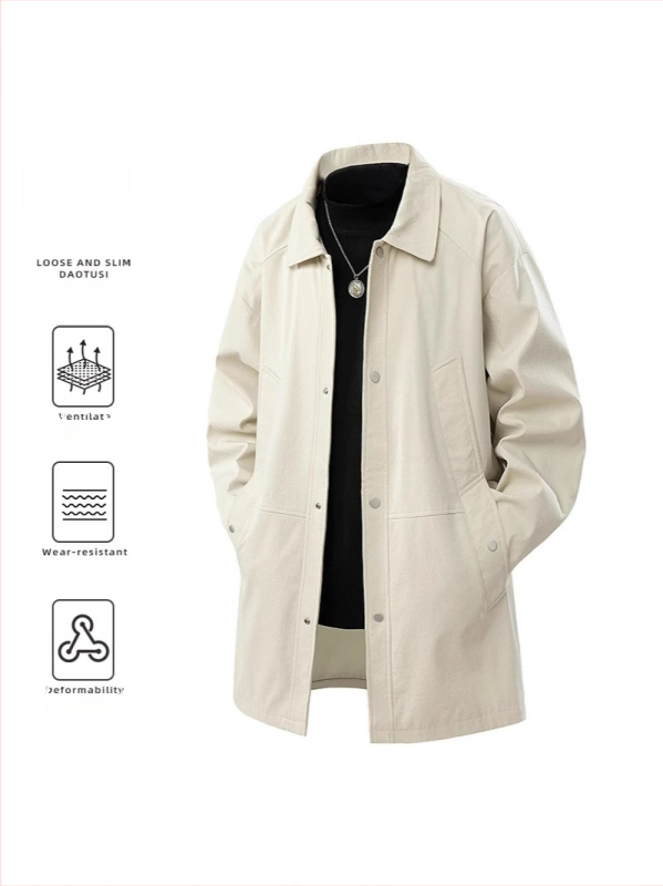 AOLADA plius dydžio naujas švarkas japoniškas vidutinio ilgio viršutinis laisvas patogus paprasto dizaino universalus laisvalaikio švarkas