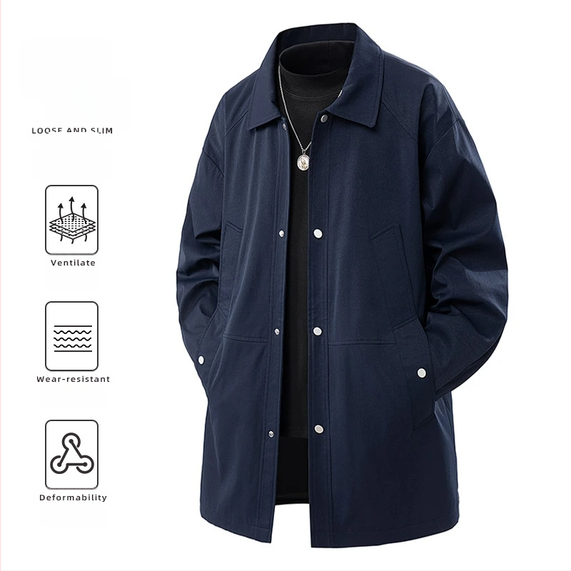 AOLADA plius dydžio naujas švarkas japoniškas vidutinio ilgio viršutinis laisvas patogus paprasto dizaino universalus laisvalaikio švarkas