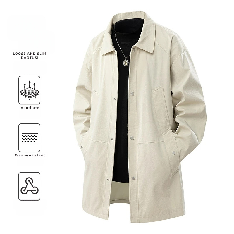 AOLADA plius dydžio naujas švarkas japoniškas vidutinio ilgio viršutinis laisvas patogus paprasto dizaino universalus laisvalaikio švarkas
