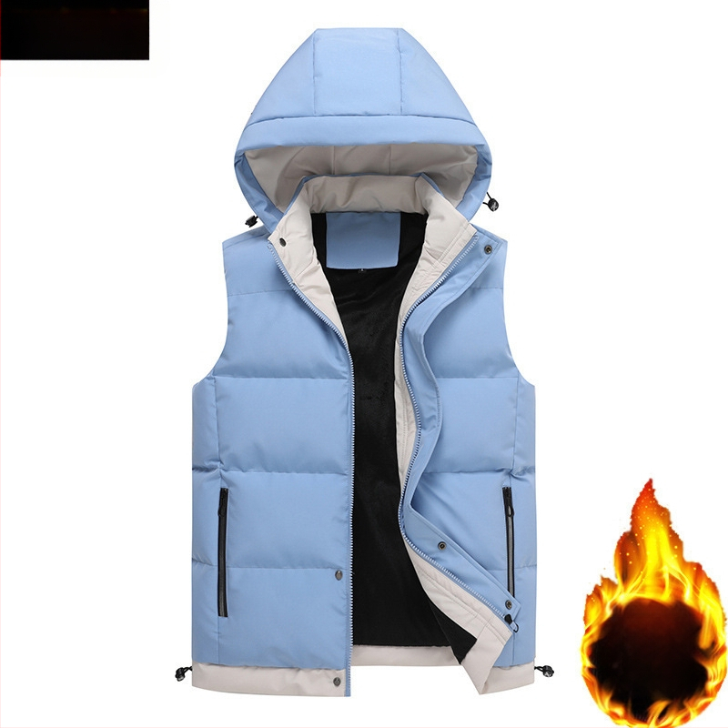 Vyriška liemenė rudeniui ir žiemai plius aksominis paltas pūkinė medvilninė liemenė šilta liemenė korėjietiška mados viršutinių drabužių poros liemenė