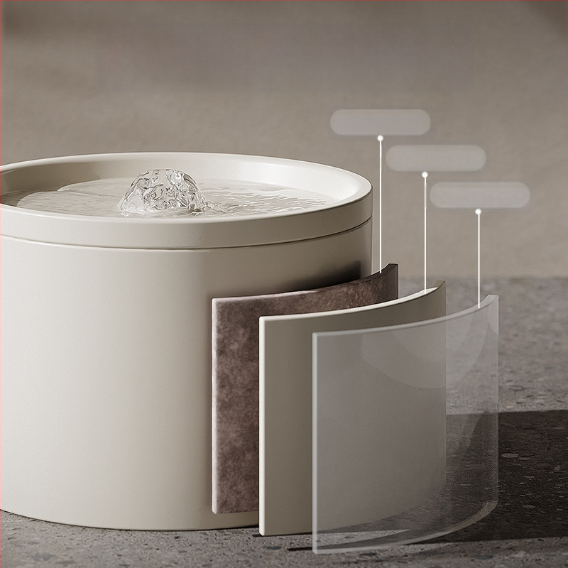 Kassi automaatne veejaotur mobiilne vaikne tsirkulatsioonifilter lemmikloomade keraamiline veesöötur Amazoni piiriülene hulgimüük