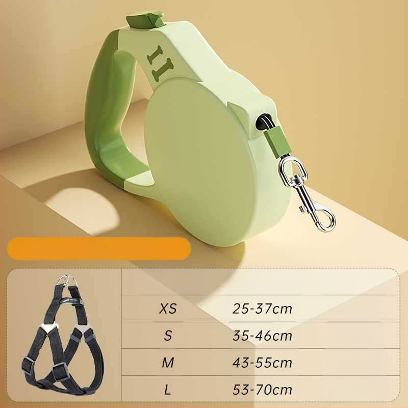 Ketiga väikese koera Chai koerarihm koerarihm lemmikloomale sissetõmmatav automaatne corgi koera jalutuskäigu rihm kutsikale