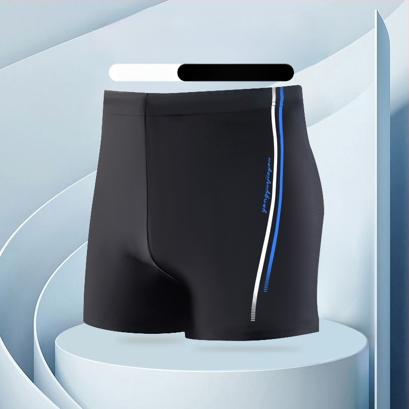 Piinlik meeste ujumisvarustus lameda nurga all suured noorte moe ujumispüksid ujumispüksid 2025 kiiresti kuivav professionaalne uus stiil