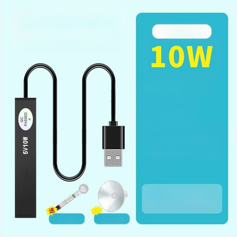 Akvárium fűtőrúd kicsi mini intelligens hőmérséklet-szabályozó irodai asztali üveg kerek henger automatikus hőmérséklet-szabályozó fűtőrúd