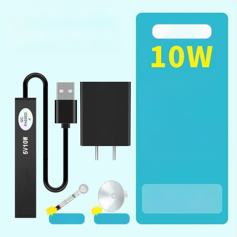 Akvárium fűtőrúd kicsi mini intelligens hőmérséklet-szabályozó irodai asztali üveg kerek henger automatikus hőmérséklet-szabályozó fűtőrúd