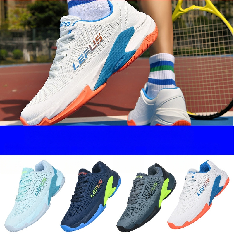 Tarpvalstybinė didmeninė prekyba naujais profesionaliais vyriškais ir moteriškais treniruočių teniso bateliais, kvėpuojančiais, smūgius sugeriančiais, neslystančiais, dilimui atspariais tinkleliais sportiniam badmintonui