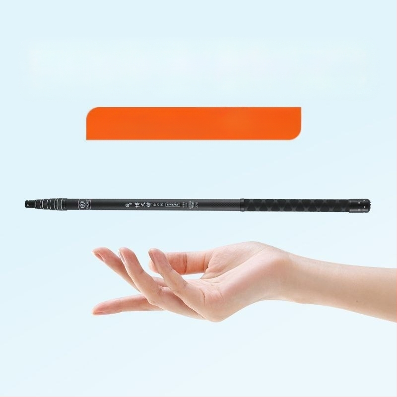 X9G naujas trumpos rankenos anglies pluošto didelių žuvų graibšto meškerės padėties nustatymo meškerė, sustorinta itin kieta teleskopinė