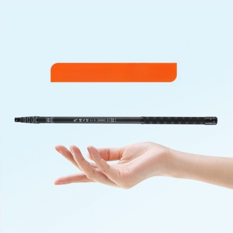 X9G naujas trumpos rankenos anglies pluošto didelių žuvų graibšto meškerės padėties nustatymo meškerė, sustorinta itin kieta teleskopinė