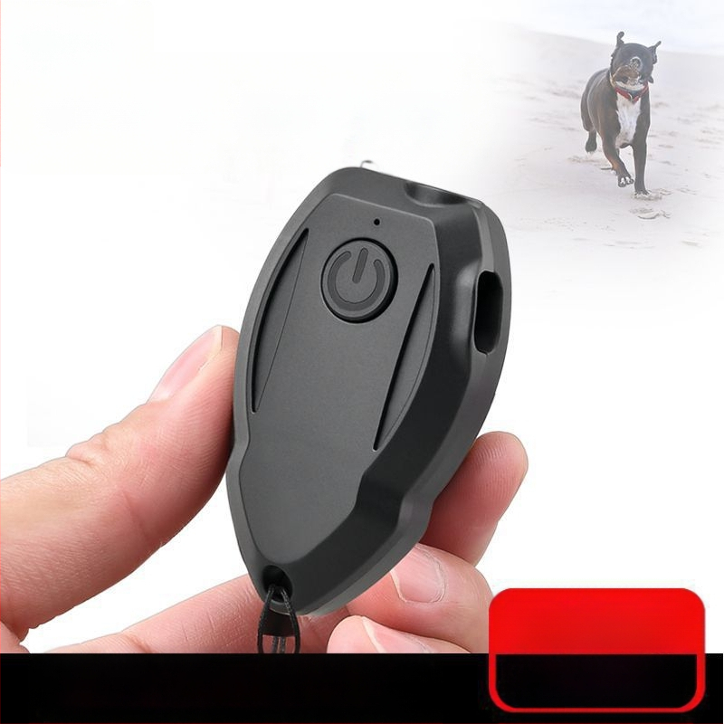 Mini ultragarsinis šunų atbaidymo įrenginys, galingas tolimojo dresavimo įrenginys nuo lojimo, šunų atbaidymo ir gąsdinimo įrenginys šunims lauke, savigynai ir apsaugai nuo lojimo
