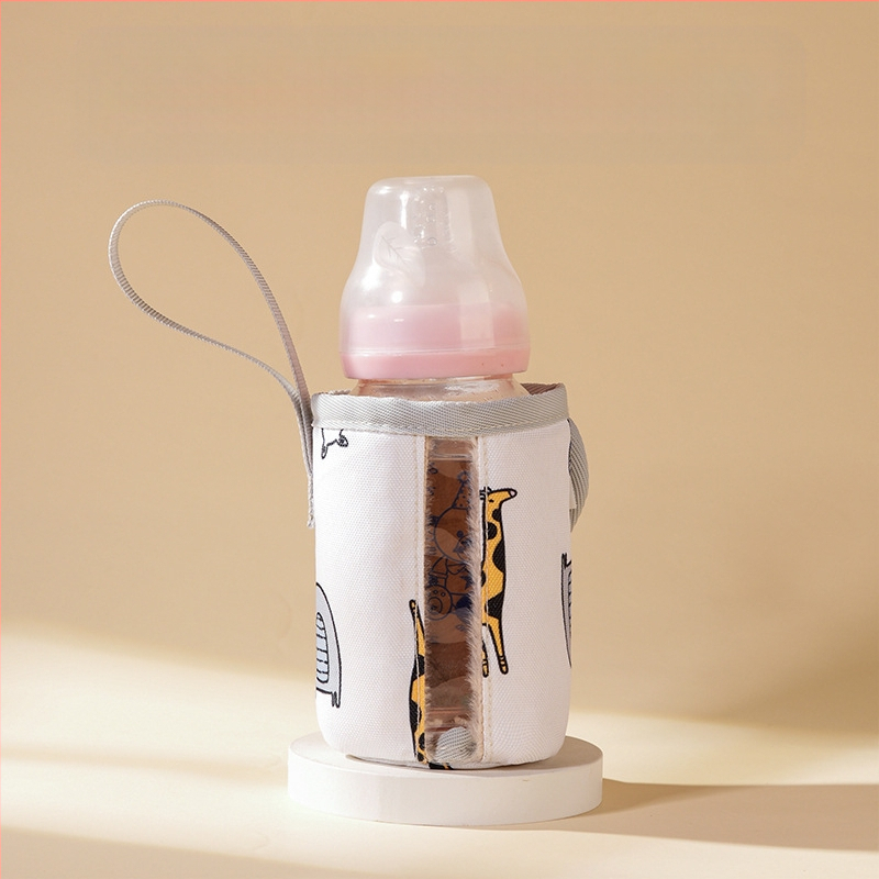 Universaalne termoskomplekt pudelile, standardse kaliibriga pudelitarvikud, kaasaskantav soojenduskott, väärtuslik pudeli kukkumisvastane komplekt