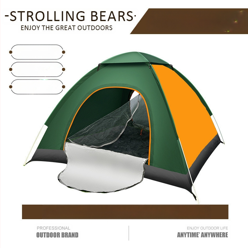 Rangelt valitud telk, üheinimesevoodi, neljainimesevoodi, kaasaskantav, täisautomaatne, kiiresti avatav, telkimiseks mõeldud päikesekaitsekreem