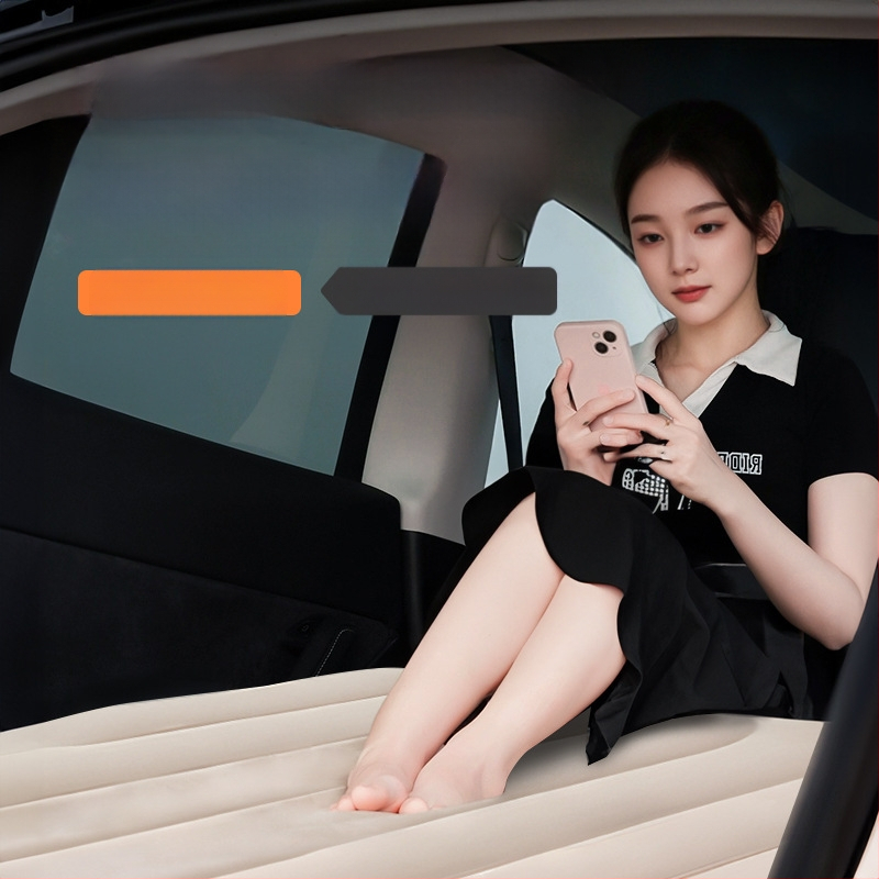 Надуваемо легло за кола, матрак за багажник на Tesla Model Y, постелка за спане за открито, легло за спане за кола отзад