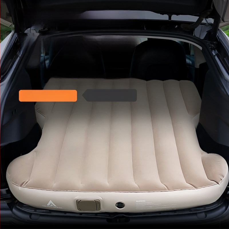 Надуваемо легло за кола, матрак за багажник на Tesla Model Y, постелка за спане за открито, легло за спане за кола отзад