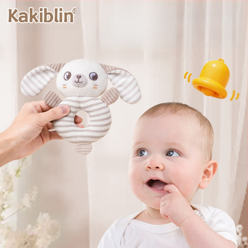 Naujas kakiblin kūdikio megztas vilnonis rankinis varpelis kūdikiui miegančiam raminančiam rankelės žiedui naujagimiui