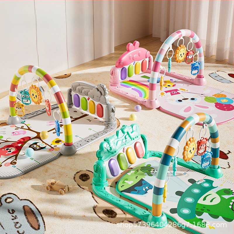 Tarpvalstybinis, karštai parduodamas kūdikių fitneso stovas, muzikos pedalo žaidimo kilimėlis, 36 mėnesių naujagimio pianino žaislas