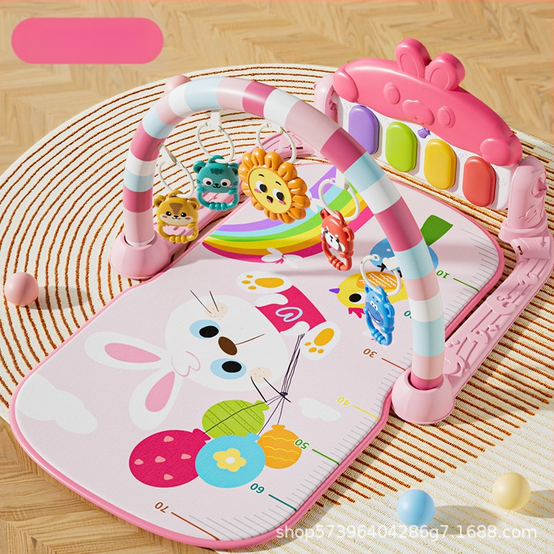Tarpvalstybinis, karštai parduodamas kūdikių fitneso stovas, muzikos pedalo žaidimo kilimėlis, 36 mėnesių naujagimio pianino žaislas