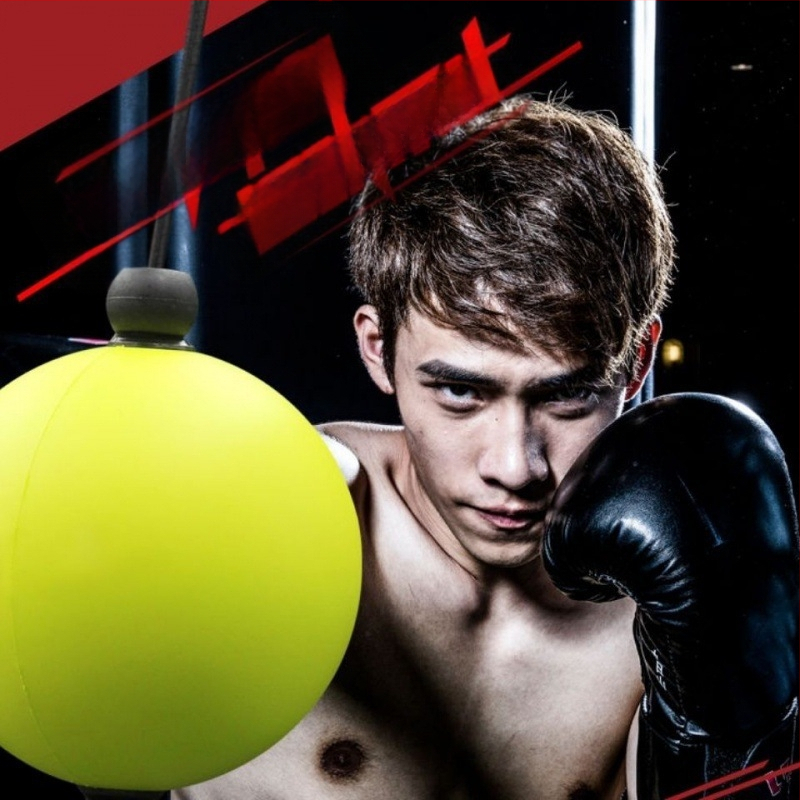 Kiiruspall Löögivaba imemispoksi reaktsioonikiiruse treeningpall Kodumajapidamises ventileeriv kõikumisvõitlustreeningpall