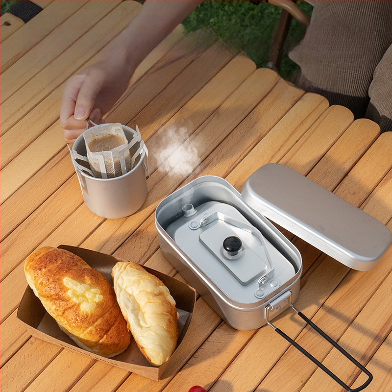 Välistingimustes kasutatav alumiiniumisulamist veekeetja kaasaskantav kokkupandav veekeetja Jaapani teekann telkimisveega keeva tee kohvikann