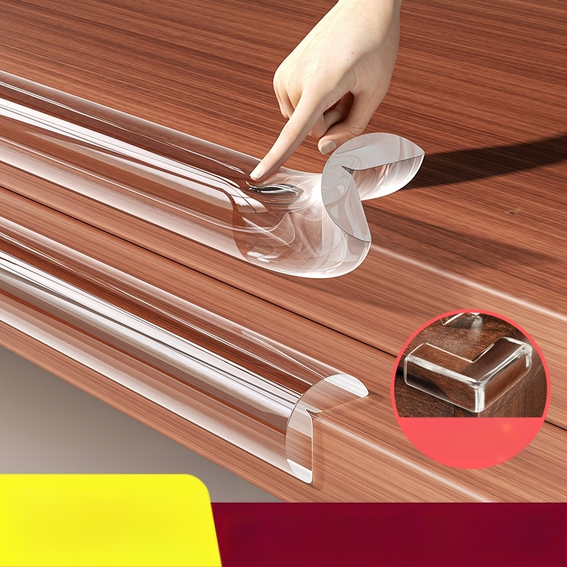 Läbipaistvad kokkupõrkevastased ribad lastele, keskkonnasõbralikud pehmed seina nurgakleebised, beebi närimislaua nurgakaitsekleebised