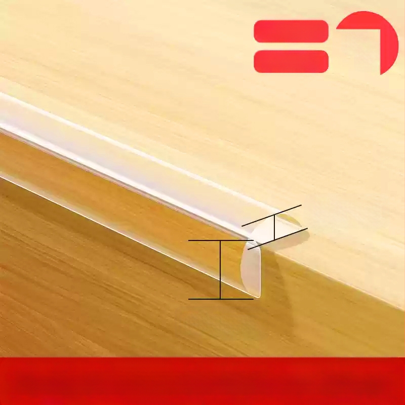 Läbipaistvad kokkupõrkevastased ribad lastele, keskkonnasõbralikud pehmed seina nurgakleebised, beebi närimislaua nurgakaitsekleebised