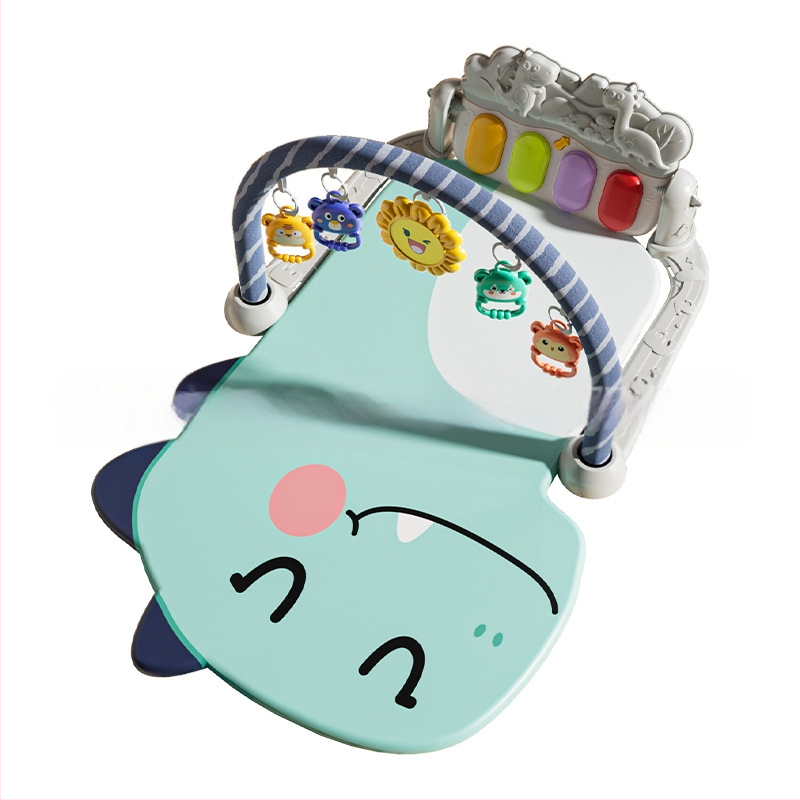 „Amazon“ naujas kūdikio pėdų pianino treniruoklis su EN71 naujagimio daugiafunkciu pianino ropojimo kilimėliu