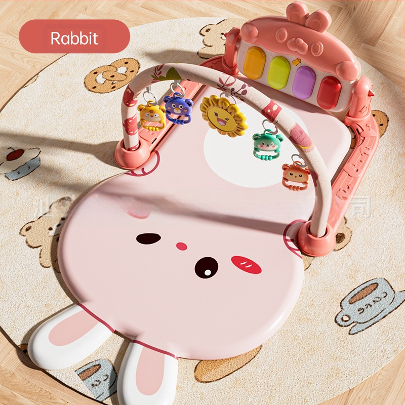 „Amazon“ naujas kūdikio pėdų pianino treniruoklis su EN71 naujagimio daugiafunkciu pianino ropojimo kilimėliu