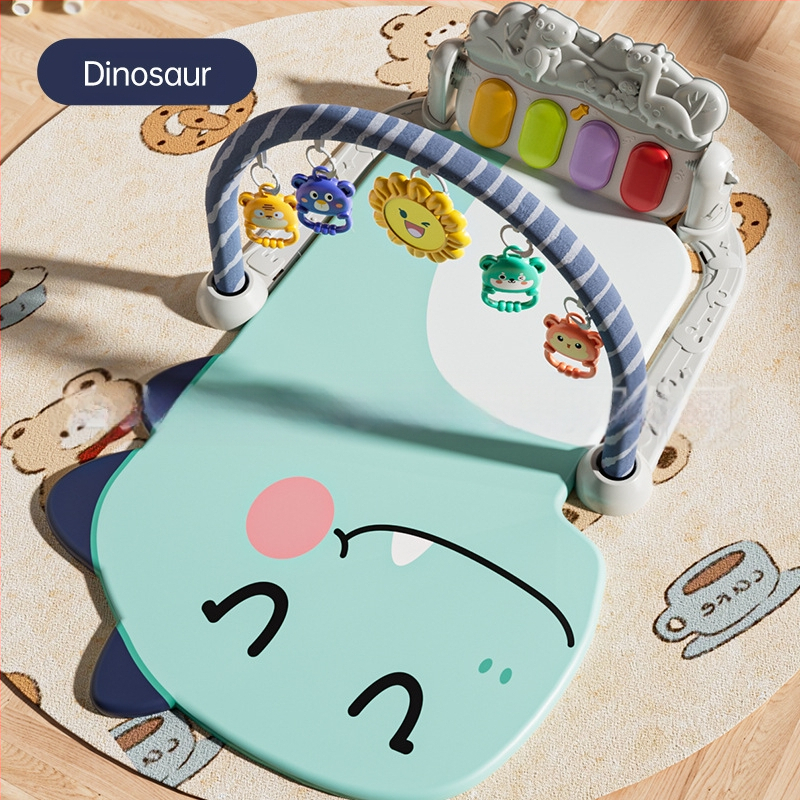 „Amazon“ naujas kūdikio pėdų pianino treniruoklis su EN71 naujagimio daugiafunkciu pianino ropojimo kilimėliu