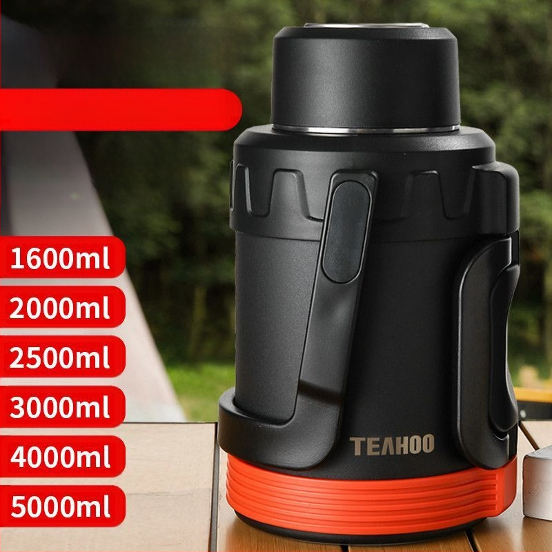 Antibakterinis maistinis nerūdijančio plieno šilumos izoliacija lauko buitinis didelės talpos virdulys nešiojamas lauko termosinis puodelis studentų termosinis butelis
