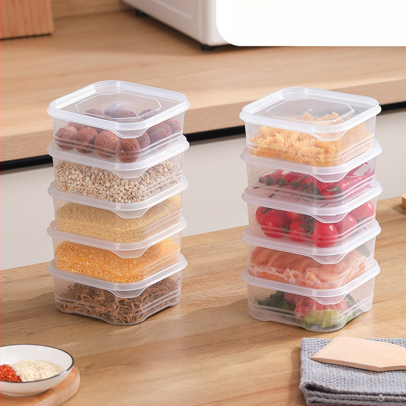 Maistinio šviežumo laikymo dėžė daržovių šaldikliui su dangčiu, mėsos šaldytuvui, maisto laikymui, vaisių laikymo dėžei, skirtai mikrobangų krosnelei