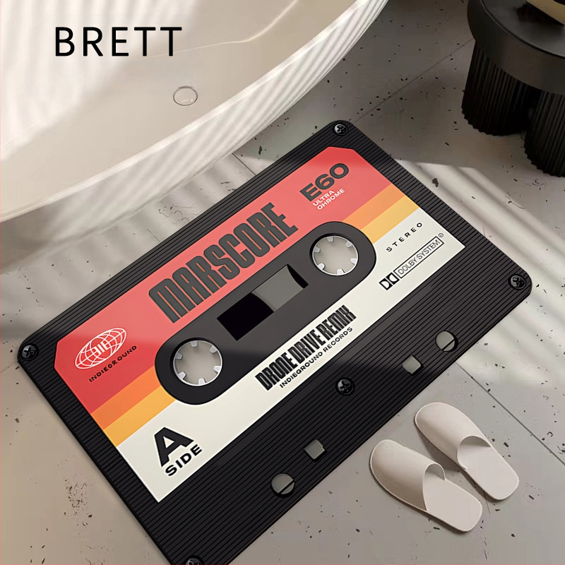 Teip Diatom Mud põrandamatt Vannitoa põrandamatt Sissepääsu uksematt Tualettruumi vett imav libisemiskindel jalamatt Kummist põhi Silikoonist muda