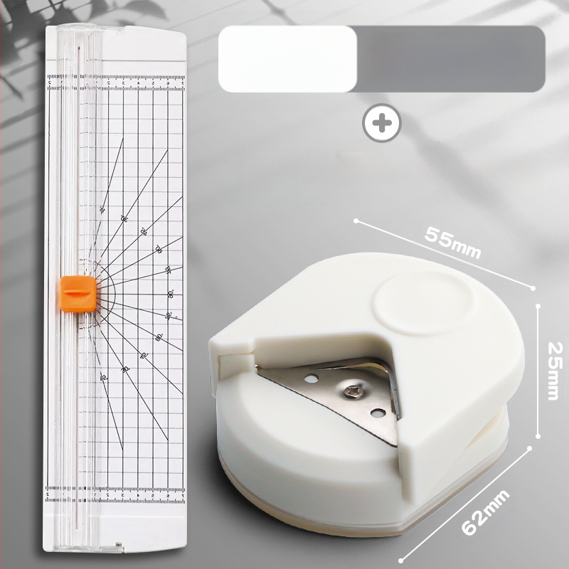 Apaļš stūru griezējs R4 apaļš stūru griezējs mazs apaļš griezējs pēcdiploma iestājeksāmeniem nošķelts birstošu lapu loka foto DIY apsveikuma kartīte