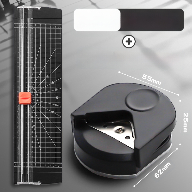 Apaļš stūru griezējs R4 apaļš stūru griezējs mazs apaļš griezējs pēcdiploma iestājeksāmeniem nošķelts birstošu lapu loka foto DIY apsveikuma kartīte