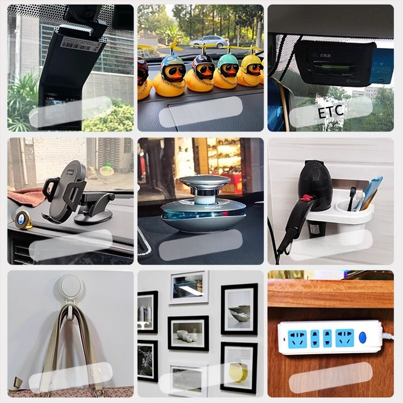 Supertugev kahepoolne liim, kõrge viskoossusega seinaliim, tugev liim, mis ei kahjusta seina, õmblusteta teip, autovaht, mis ei jäta jälgi.