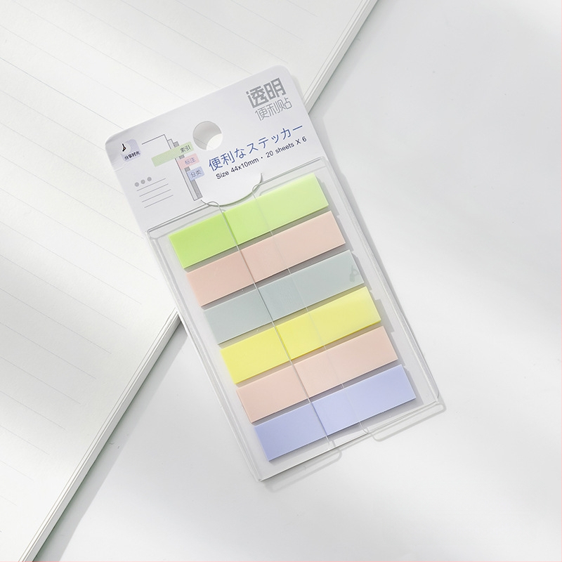 Kleepuv kolmemõõtmeline märkmepaber, õpilastele mõeldud värviliste siltidega indekskleebised