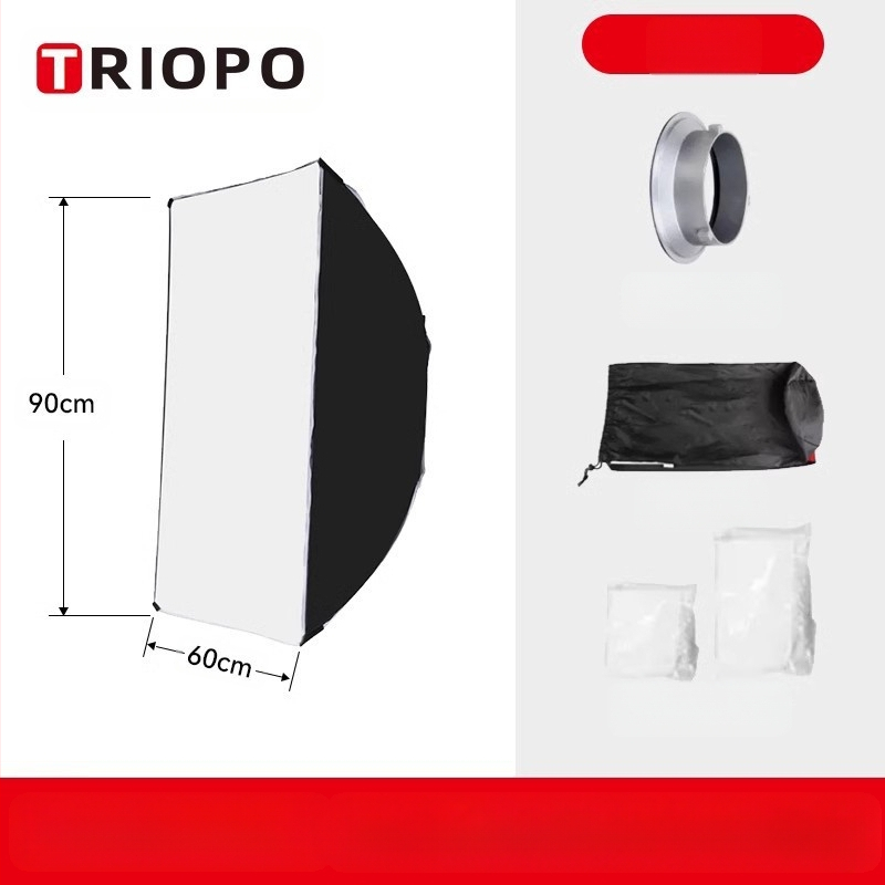 Triopo K3 osmerokutni bočni softbox za bljeskalicu na kameri, brzo učvršćivanje i oslobađanje, prenosni modificator difuznog svjetla