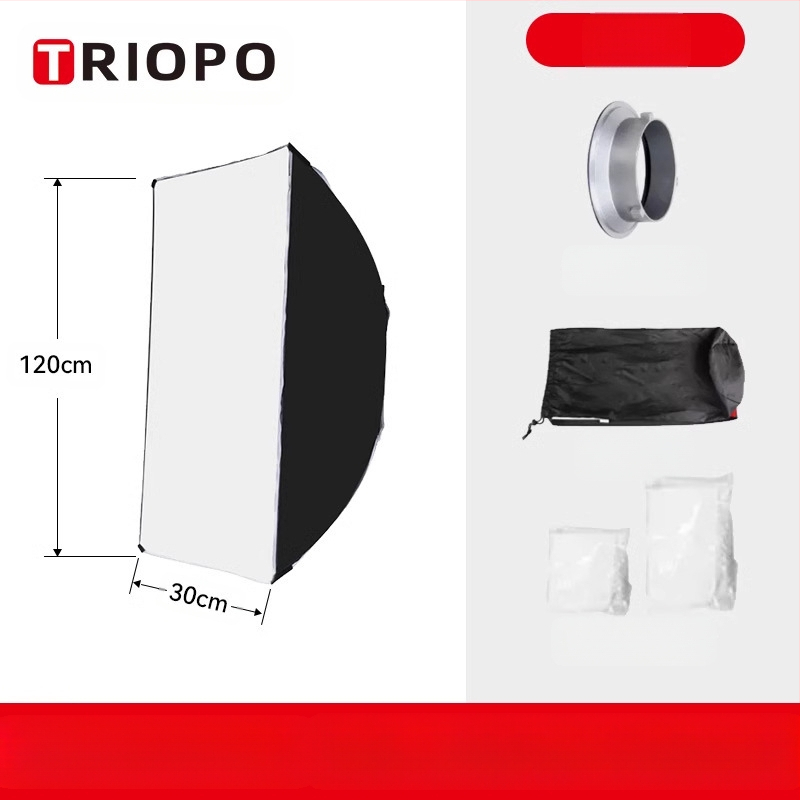 Triopo K3 osmerokutni bočni softbox za bljeskalicu na kameri, brzo učvršćivanje i oslobađanje, prenosni modificator difuznog svjetla