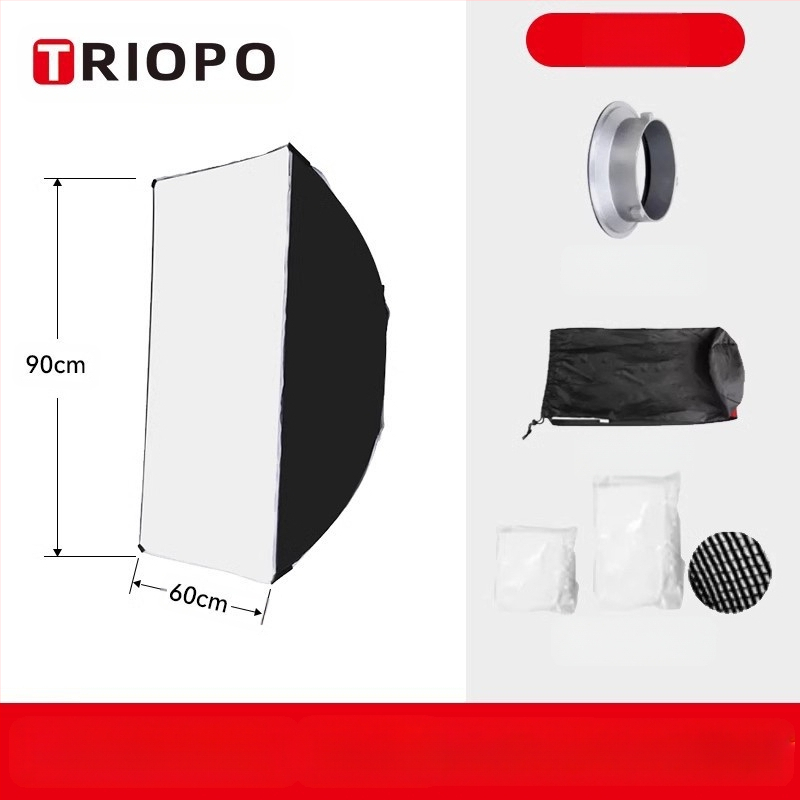 Triopo K3 osmerokutni bočni softbox za bljeskalicu na kameri, brzo učvršćivanje i oslobađanje, prenosni modificator difuznog svjetla