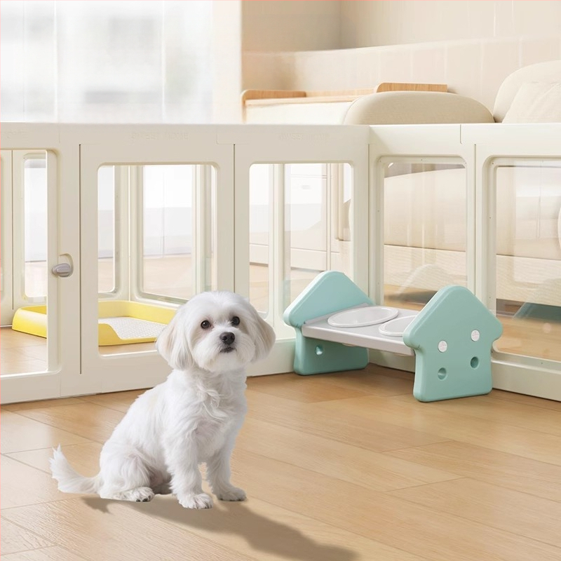 Claw Villa läbipaistev koeratara akrüülkennel lemmikloomade sisetara küülikule suurele koerale väikesele koerale koerapuur