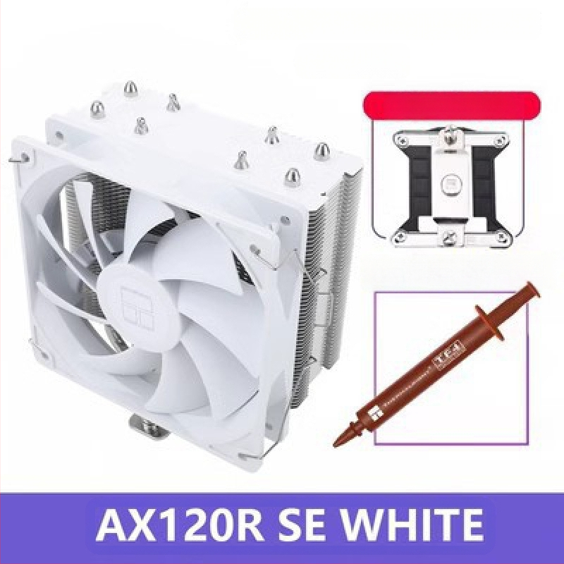 Limin AX120R SE arvuti CPU radiaator antigravitatsiooniline lauaarvuti ARGB ventilaator vaigistatud valge 1700/AM5