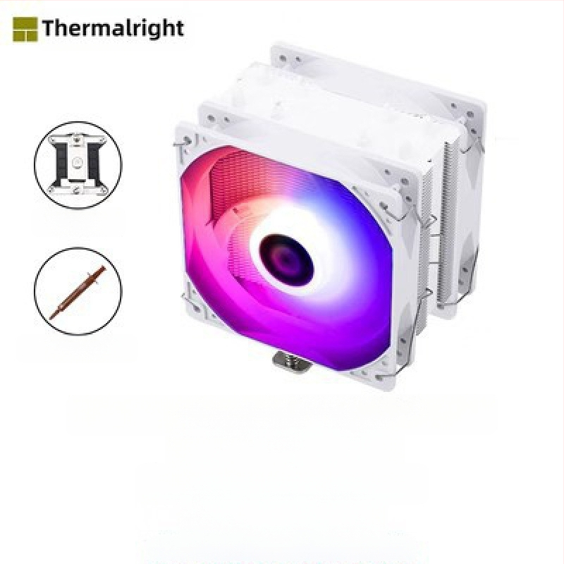 Limin AX120R SE arvuti CPU radiaator antigravitatsiooniline lauaarvuti ARGB ventilaator vaigistatud valge 1700/AM5